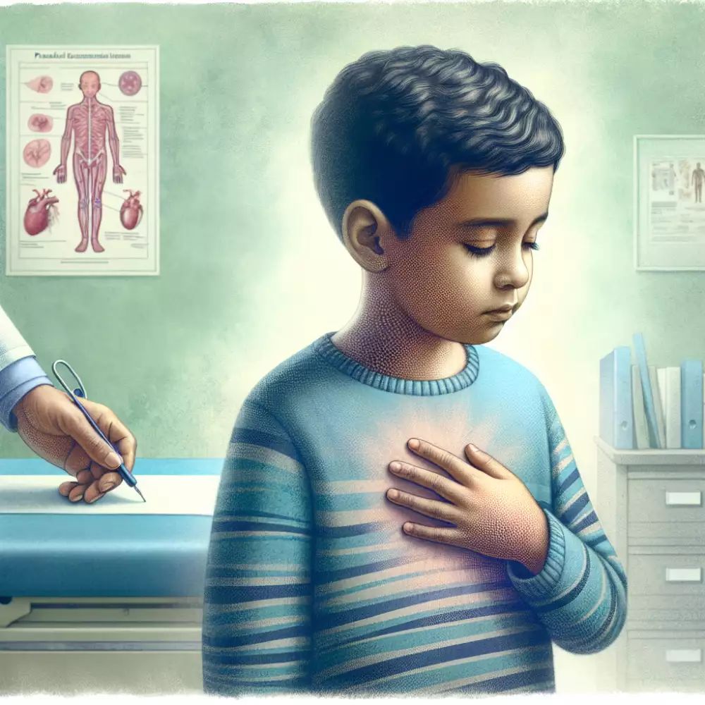 vyrážka na hrudi u dětí